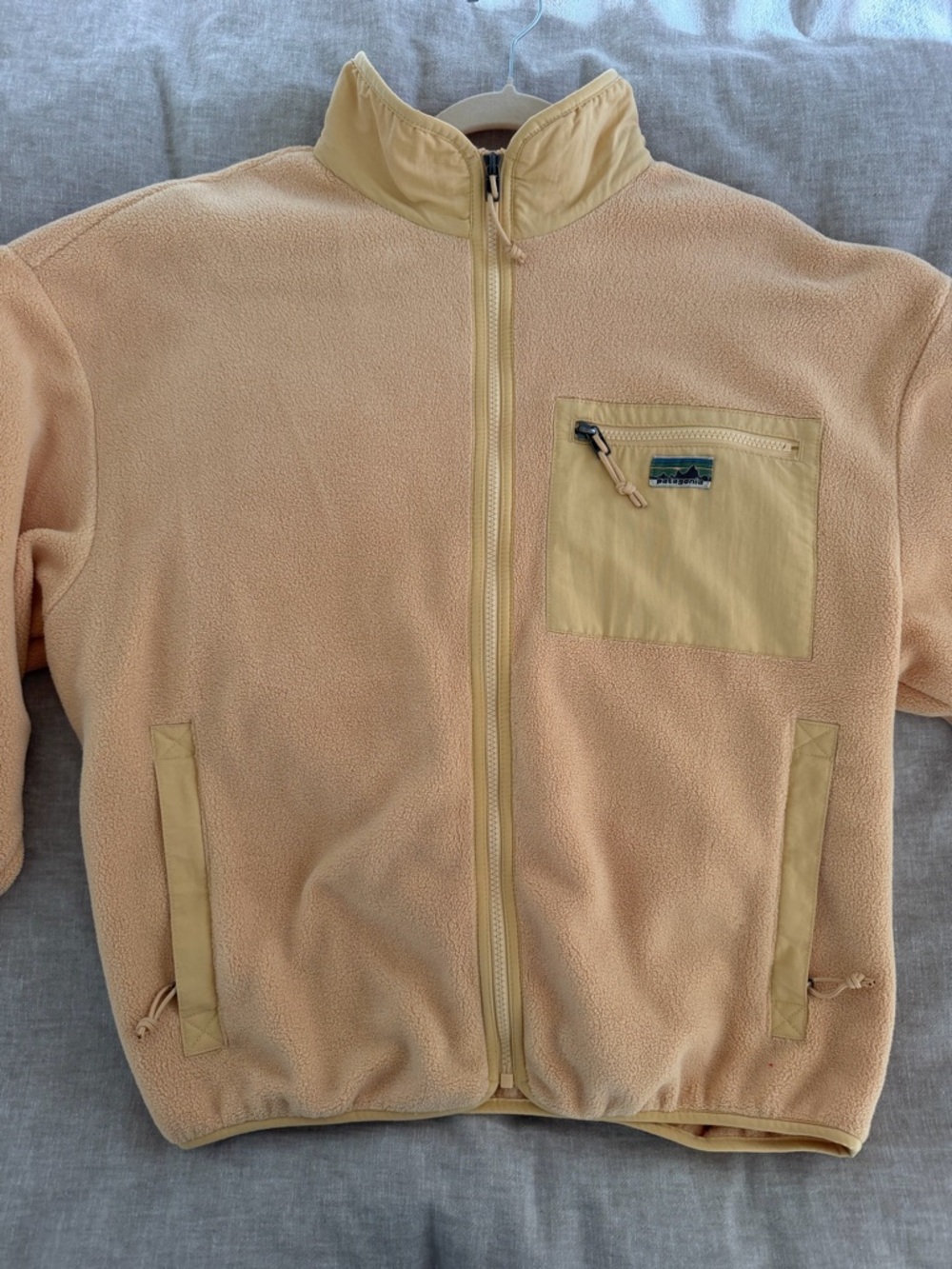 Patagonia Synchilla Fleece Jacket in Butter Yellow